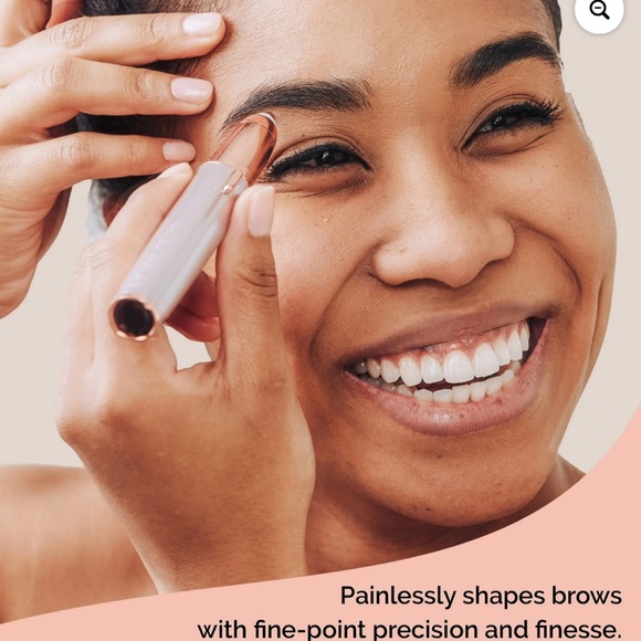 Finishing Touch Flawless Brows silver precision tip 18k gold plated pain… - Picture 5 of 8